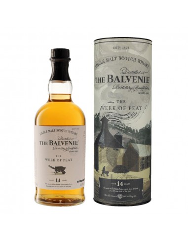 Balvenie 14 Years The Week Of Peat + GB 70CL