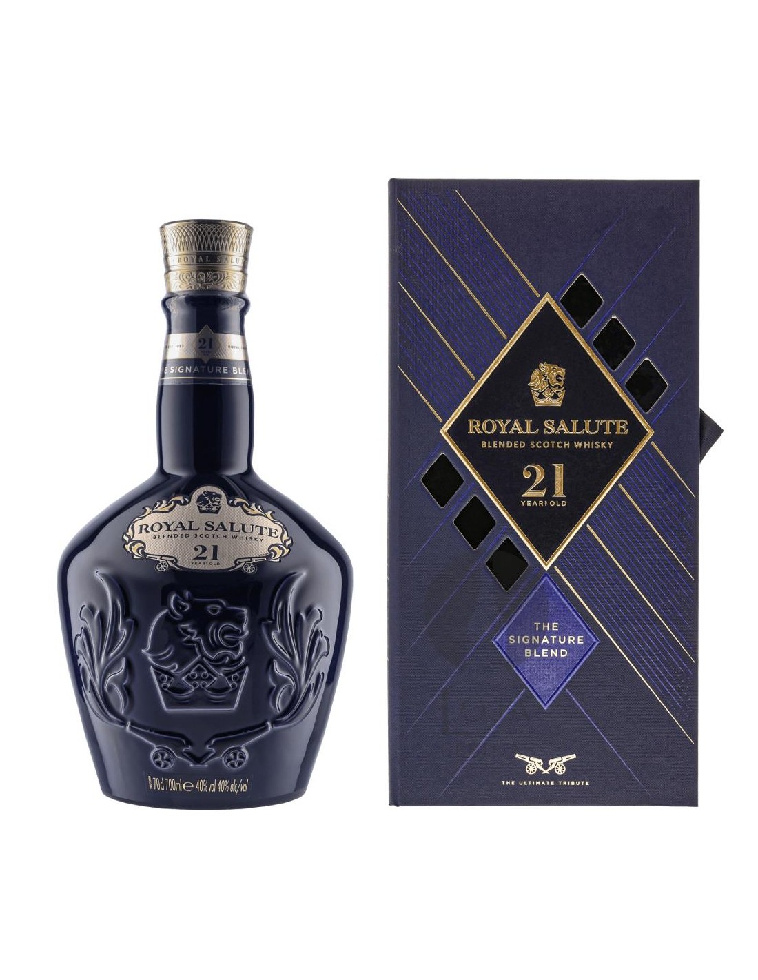 Chivas Regal 21 Years Royal Salute The Signature Blend + GB 70CL Chivas Regal 21 Years Royal Salute The Signature Blend + GB 70CL