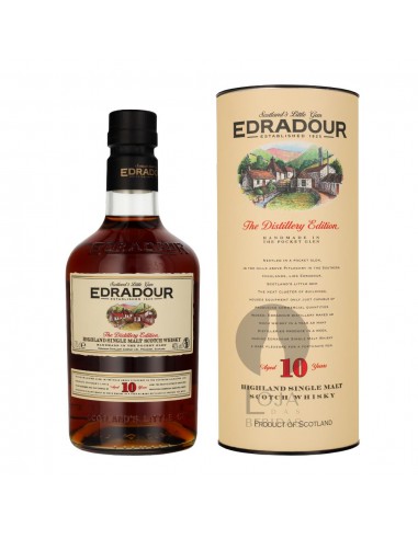 Edradour 10 Years + GB 70CL