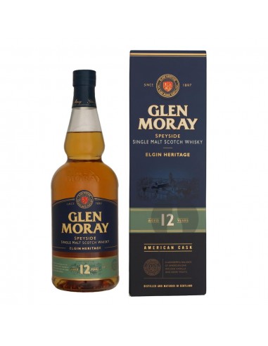 Glen Moray 12 Years + GB 70CL