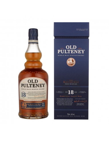 Old Pulteney 18 Years + GB 70CL