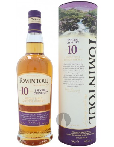 Tomintoul 10 Years + GB 70CL
