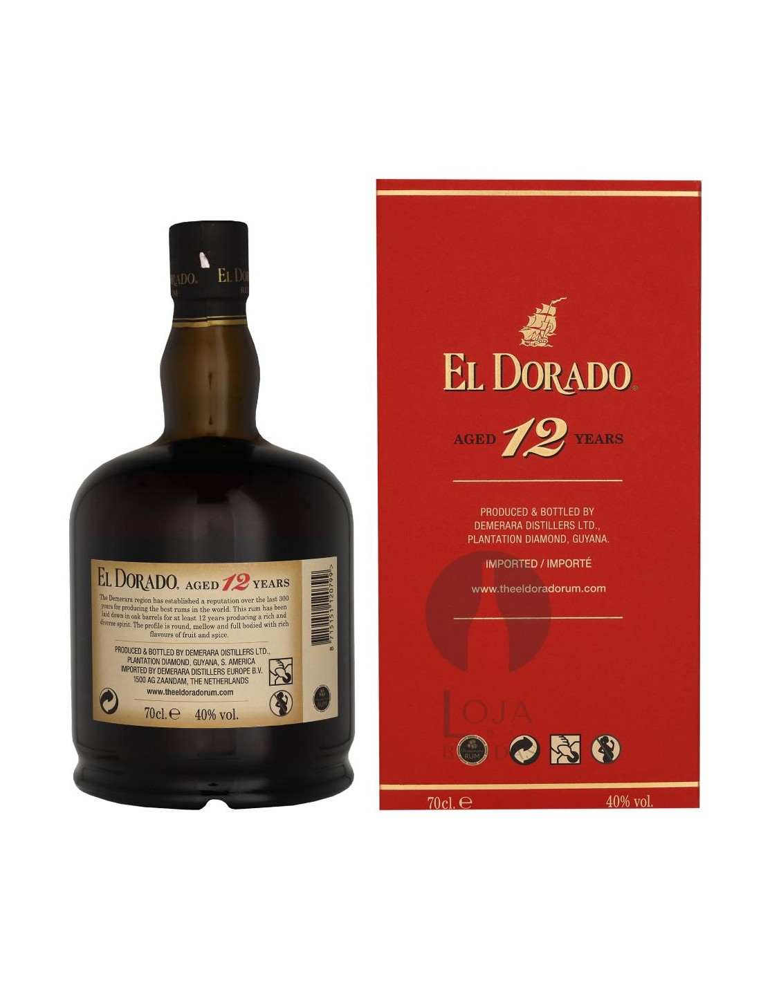 El Dorado 12 Years + GB 70CL