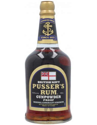 Pusser's Navy Rum Gunpowder Proof 70CL