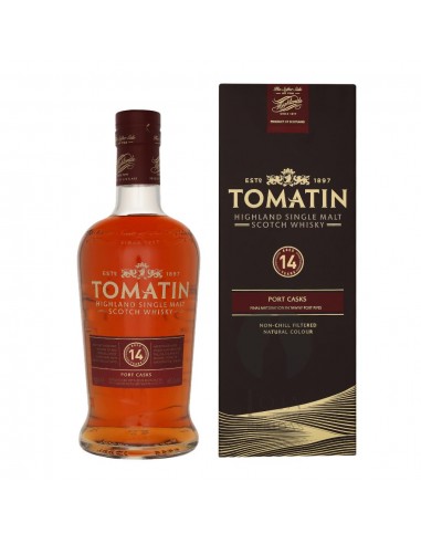 Tomatin 14 Years Portwood + GB 70CL