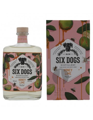Six Dogs Honey Lime + GB 70CL