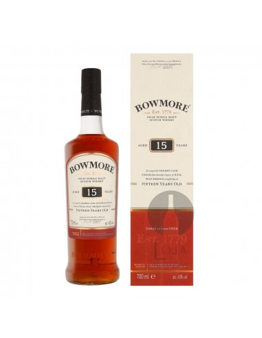 Bowmore 15 Years Sherry Cask Finish + GB 70CL