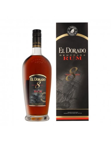El Dorado 8 Years Dark Rum + GB