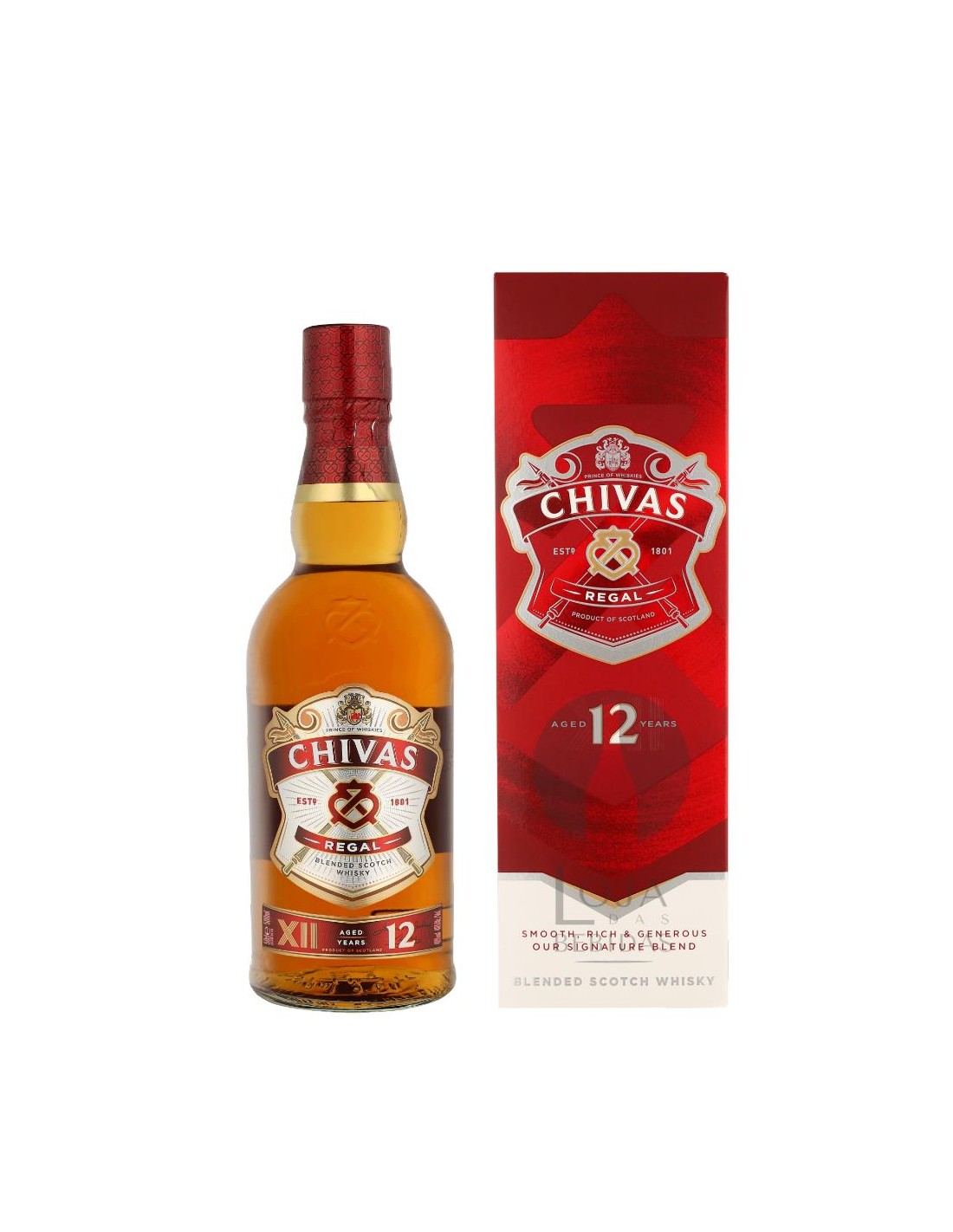 Chivas Regal 12 Years + Caixa 50CL