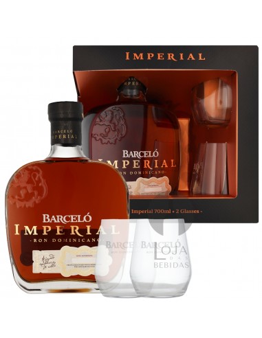 Barcelo Imperial + 2 Copos 70CL