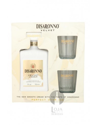 Disaronno Velvet + 2 Glasses 70CL
