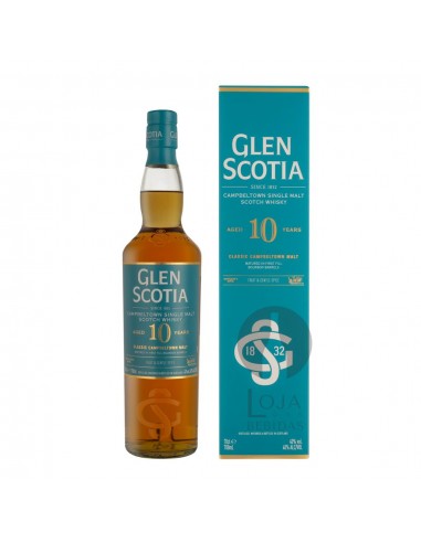 Glen Scotia 10 Years + Caixa 70CL