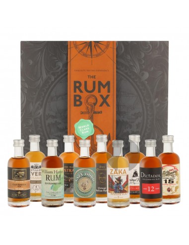 The Rum Box Turquoise By World Class Rum 50CL