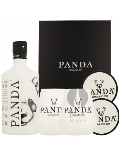 Panda Gin Organic Black Box + 2 Copos 70CL