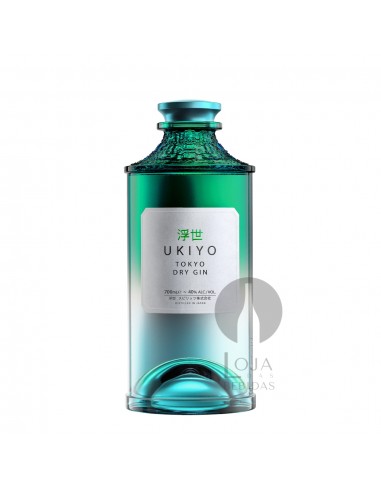 Ukiyo Japanese Tokyo Dry Gin 70CL