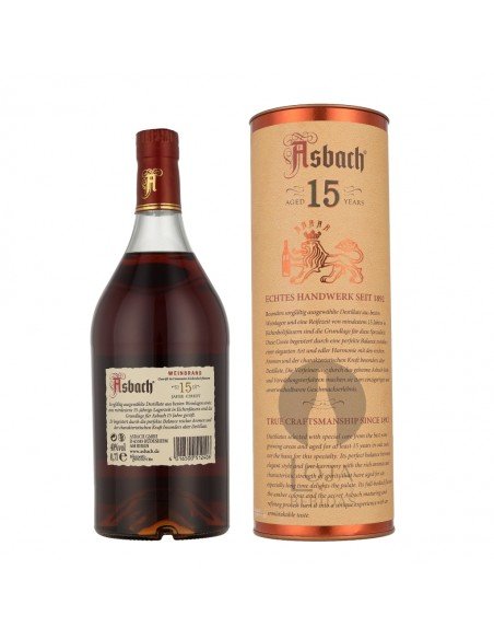 Brandy Asbach 15 Anos + Caixa 70cl