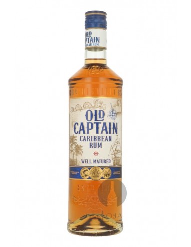 Rum Old Captain Caribbean Brown 70CL