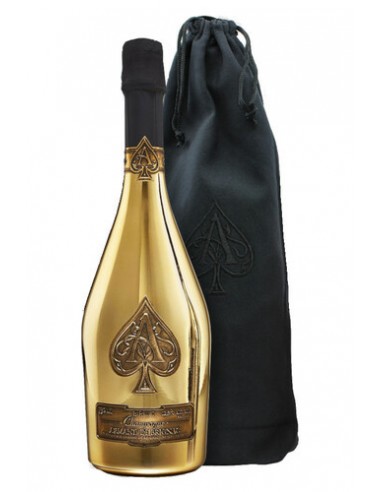 Champagne Armand de Brignac Brut Gold + Saco Velvet 75cl