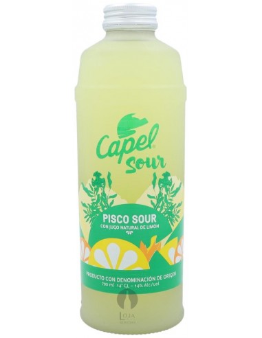 Pisco Capel Sour Con Limon